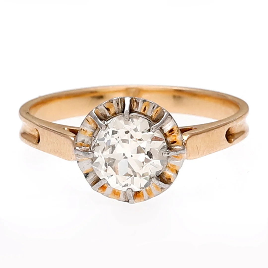 Solitaire ring, first third of the 20th Century. — Rings — Balclis