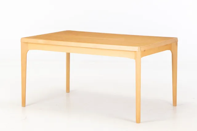 Henry Kjærnulf for Vejle Stole- og Møbelfabrik. Dining table with Dutch extension, oak