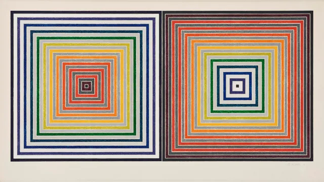 Frank Stella, "Double Gray Scramble".