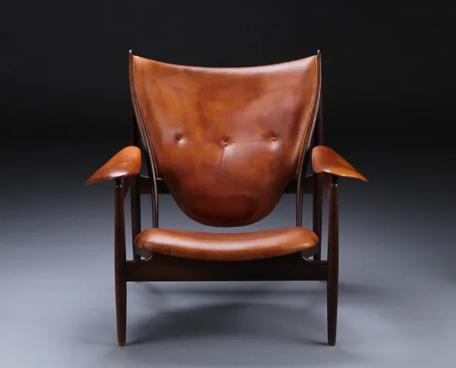 Finn Juhl. 'Høvdingestol' / 'Chieftain Chair' made by Niels Vodder, 1960's