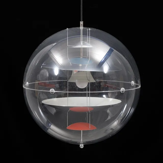 VERNER PANTON. Taklampa, "VP-Globe", Verpan.