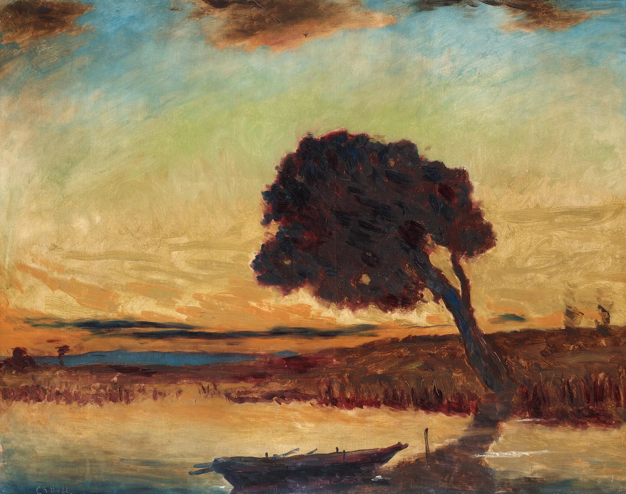 Carl Fredrik Hill, "Afton". — Bukowskis