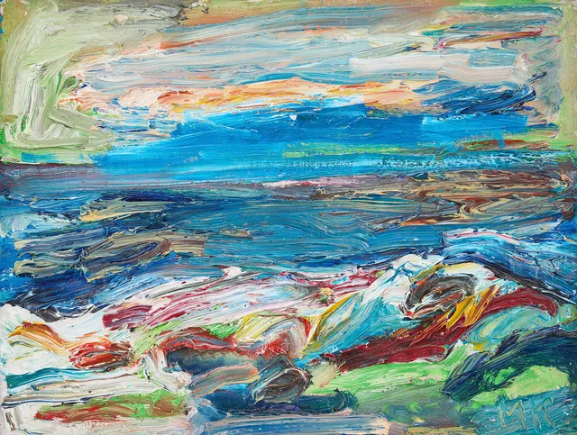 MAURITZ KARSTRÖM. "Juniskymning".
