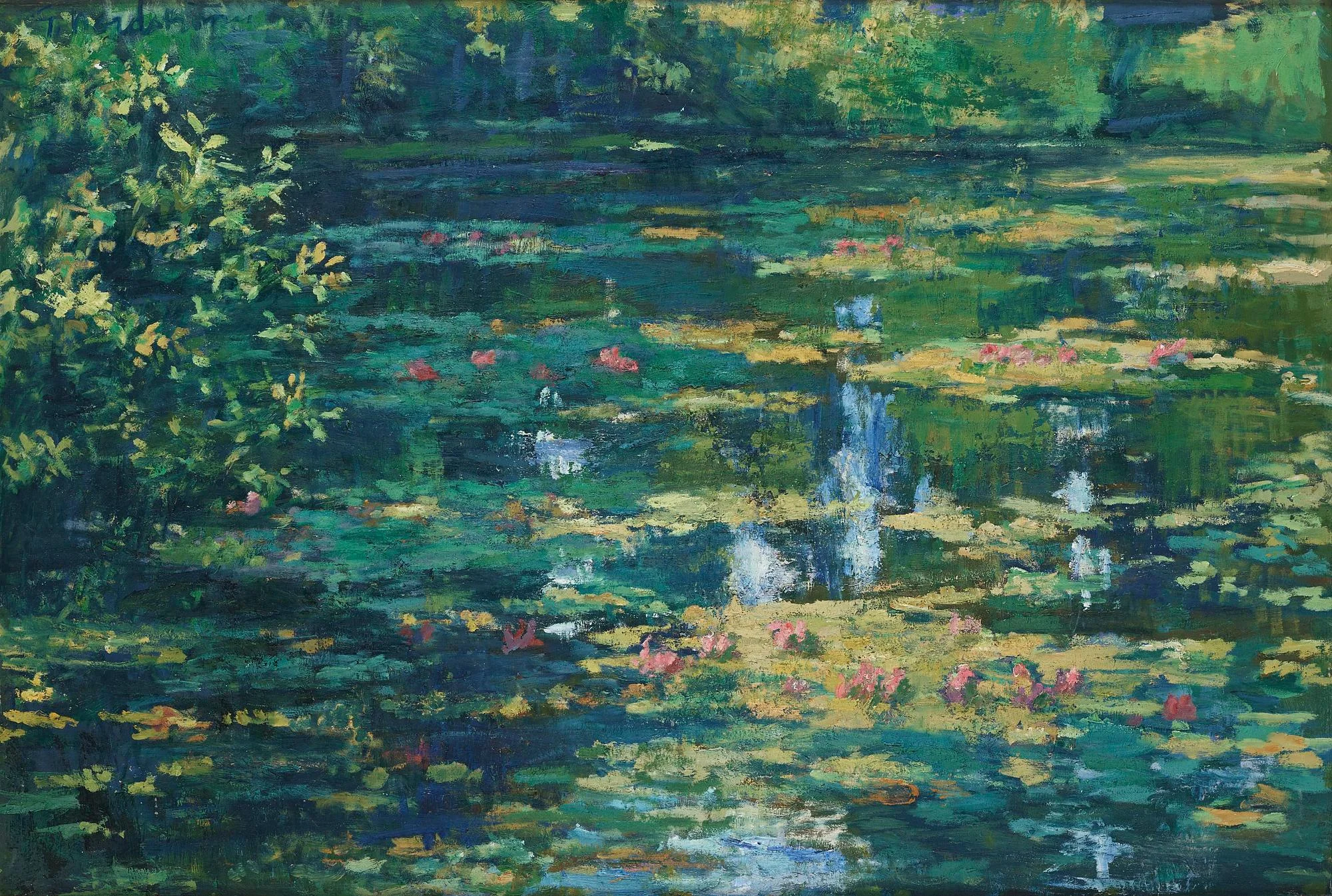 Gerhard Nordström, "Motiv från Claude Monets trädgård i Giverny". — Bukowskis