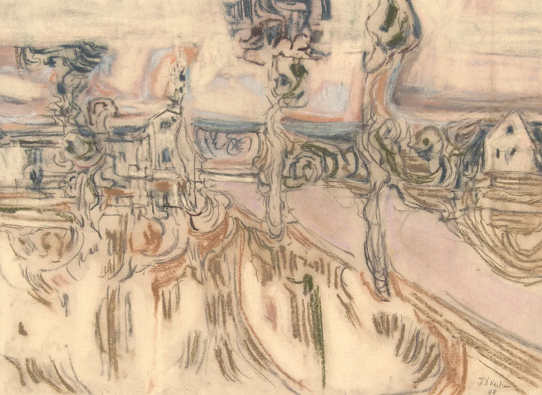 Nielsen, John David — "Fra varm hand I" 1988 — Kunst/Øvrig billedkunst — Blomqvist