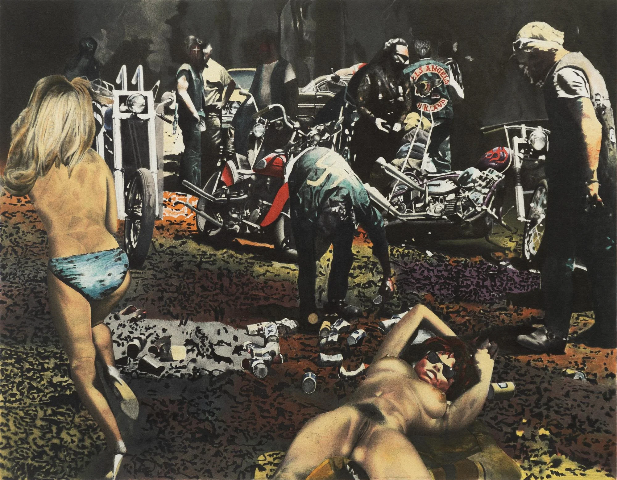 John-E Franzén, "Hells Angels of California". — Konst/Grafik — Bukowskis
