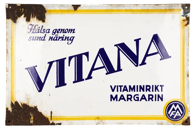 EMALJSKYLT, "Vitana", Tidigt 1900-tal.