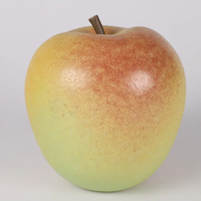 KAJ FOGELBERG. Skulptur, keramik, äpple, signerad.