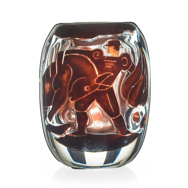 Edvin Öhrström, vas, glas, Ariel, Orrefors 1937, nr 50.