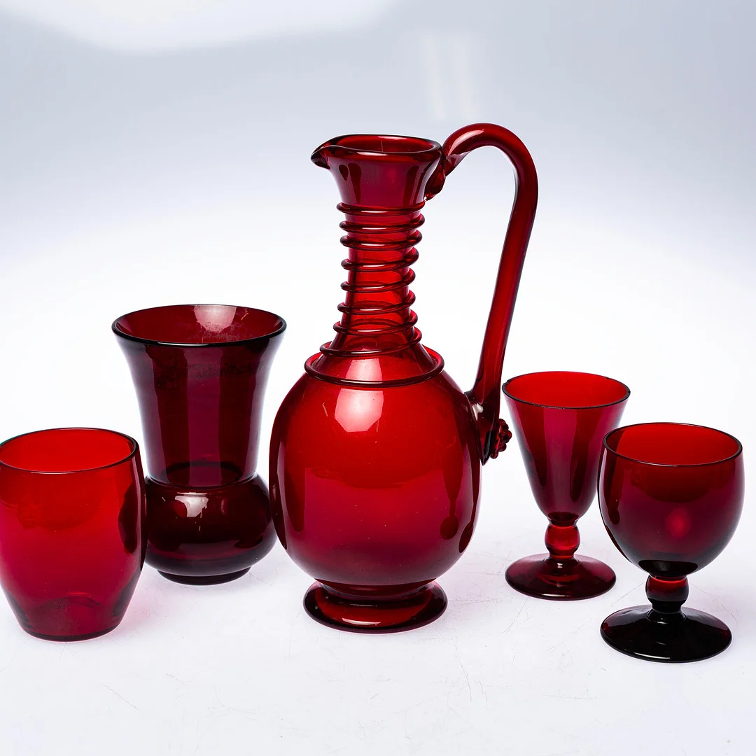 MONICA BRATT, Glasservisdelar 22 st, Reijmyre. — Utility glass — Handelslagret Auktionsservice