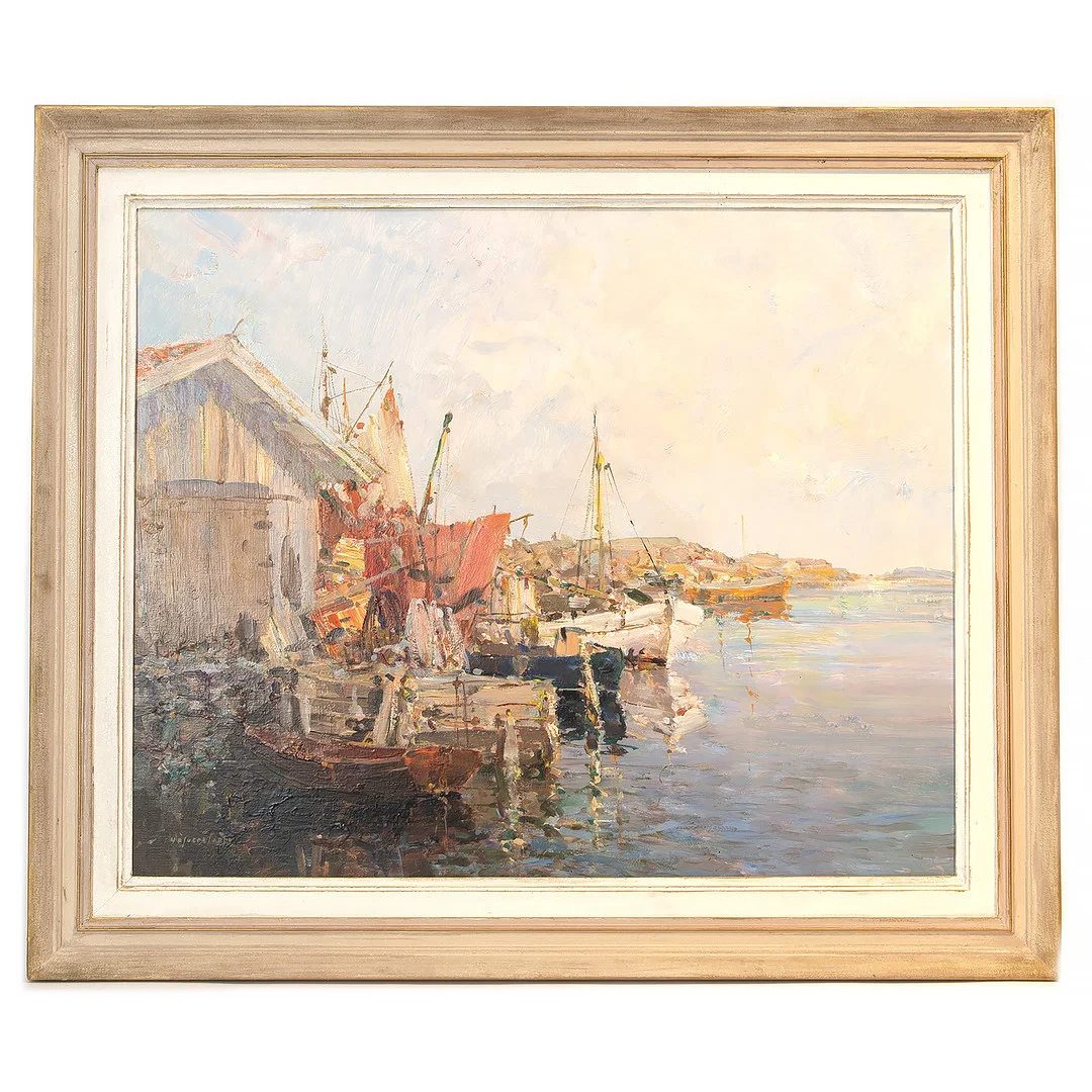 HUGO ÖFVERSTRÖM. Olja på duk, signerad. — Paintings — Stockholms Auktionsverk Göteborg