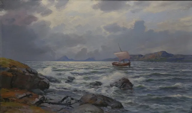 THORVALD RYGAARD. olja på duk, signerad och daterad 1925.
