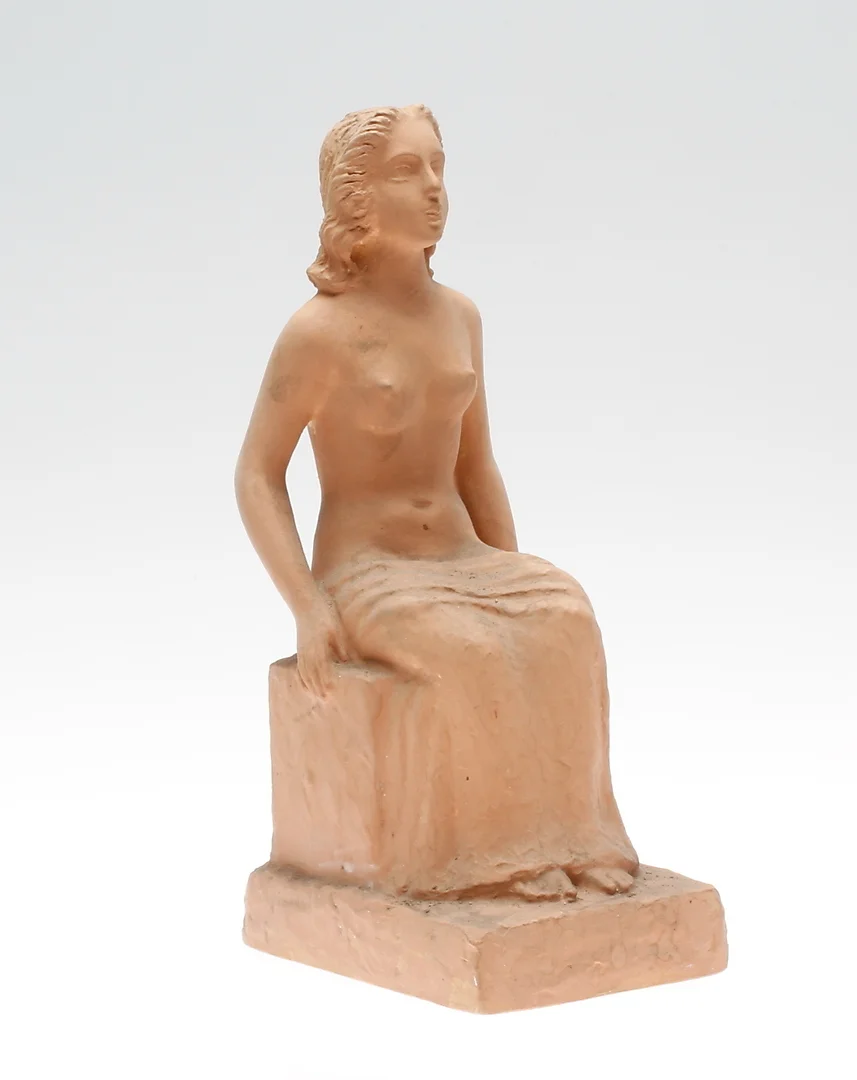 CARIN NILSON(1884-1973). Skulptur, gips, signerad. — Sculptures & Bronzes — Gomér & Andersson Linköping