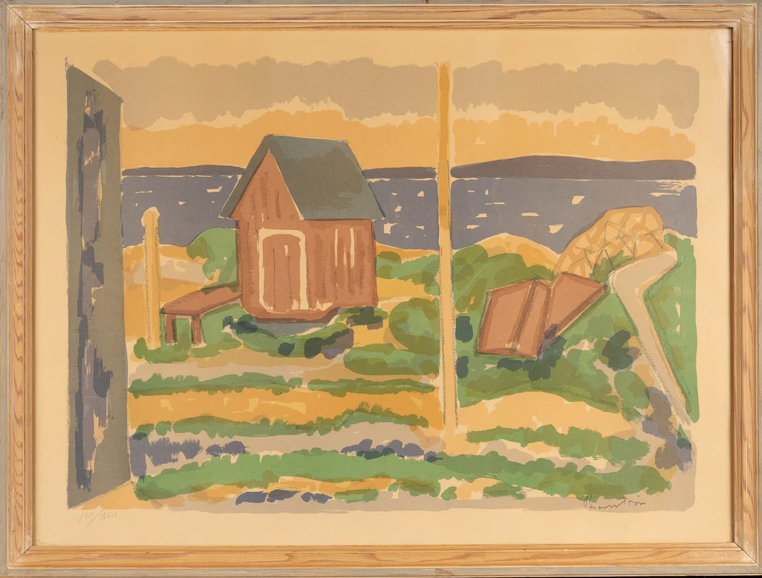 TOR BJURSTRÖM. Färglitografi, signerad, numrerad 160/260. — Engravings & Prints — Norrlands Auktionsverk