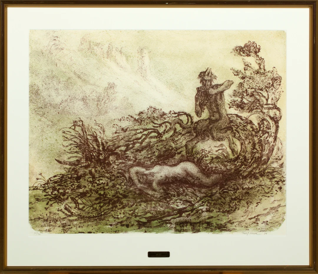 Harr, Karl Erik — Pan, 1974 — Kunst/Grafikk — Blomqvist