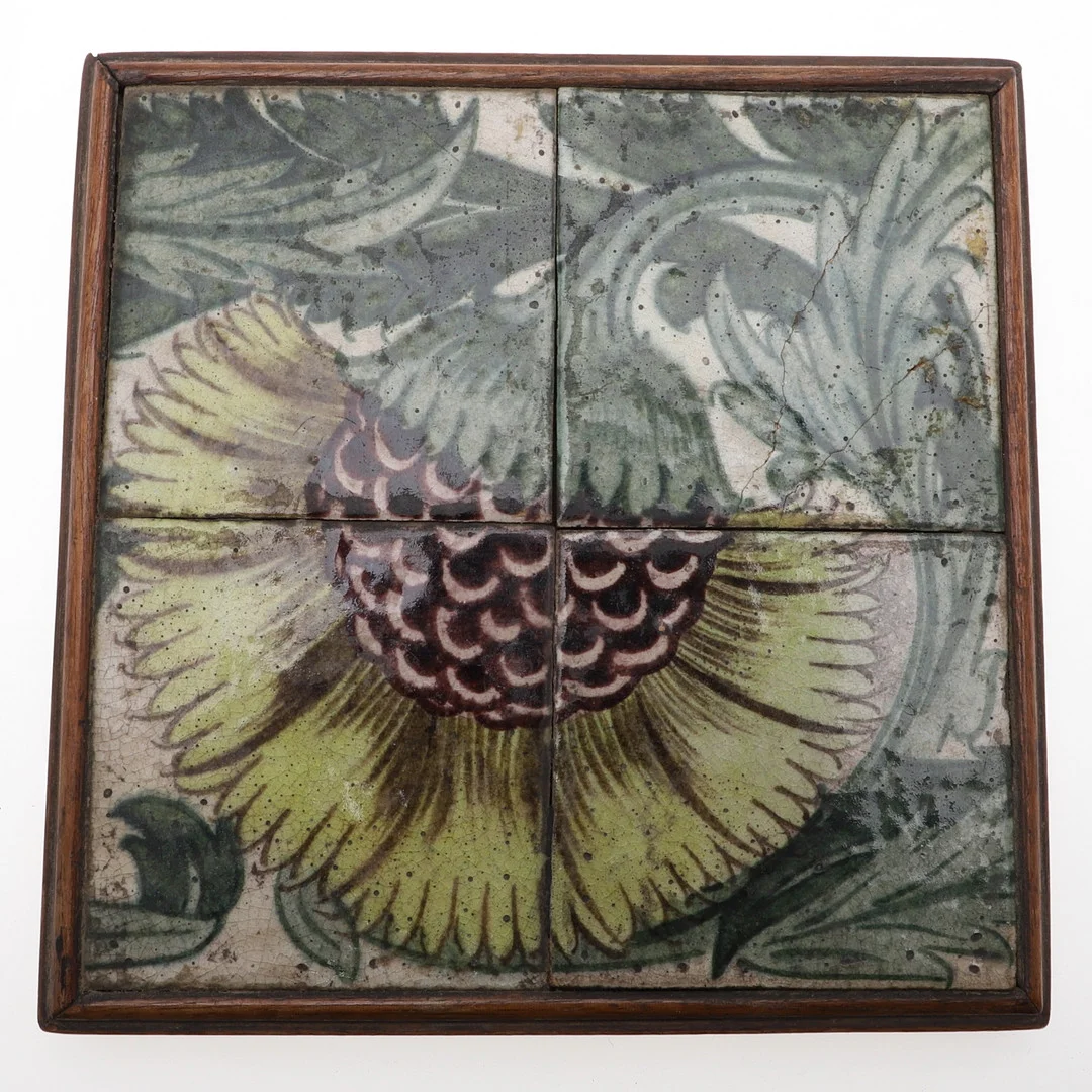 WILLIAM DE MORGAN SECTIONAL TILE. — European — Lawrences Auctioneers