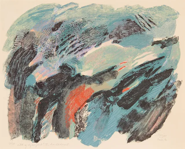 Nesjar, Carl — "Ild og skjærgård II" 1986