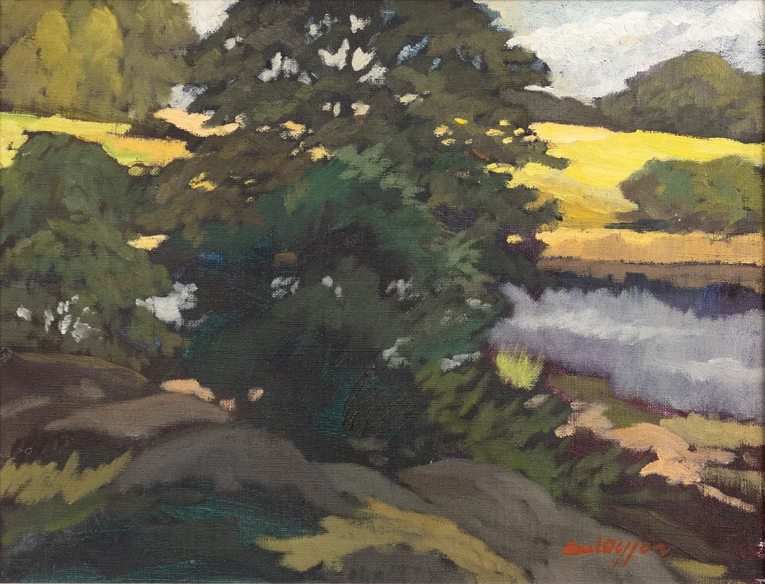 AXEL OLSSON. olja på duk, signerad. — Paintings — Karljohan Auktioner