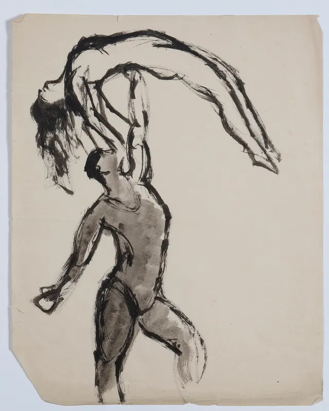 PERE YNGLADA. Circus acrobats.