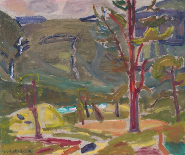 Holbø, Halvdan — Landskap