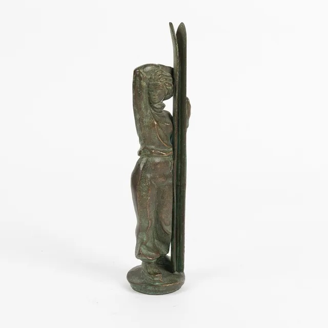 OSCAR ANTONSSON. Skulptur, brons, Athena Ystad, 1930/40-tal.