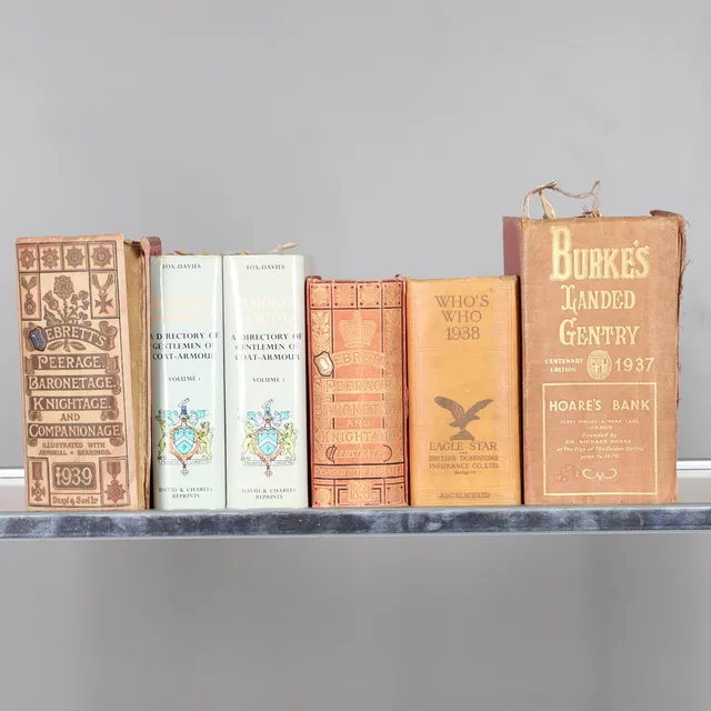 A QUANTITY OF VOLUMES ON GENEALOGY AND ARMORIALS.