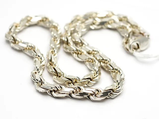 Halskedja, Cordel, Silver 50cm 101,3g