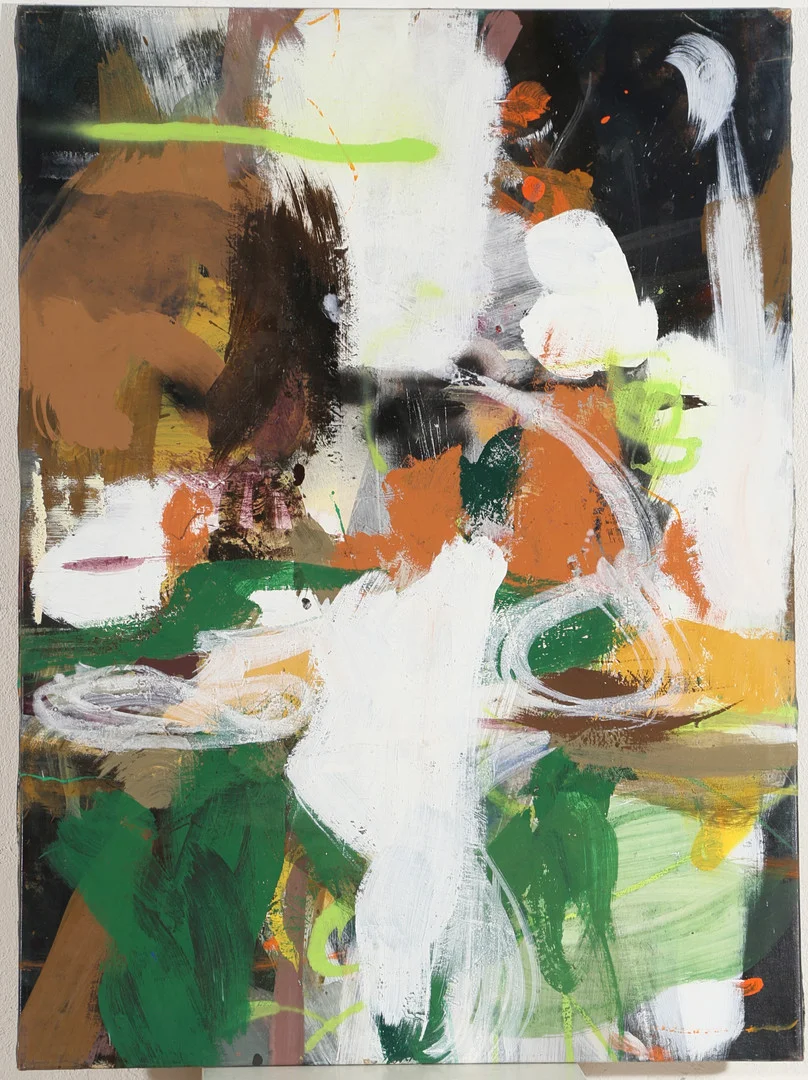 LARS AHLSTRAND (F. 1958). Abstrakt komposition, olie på lærred. — Paintings — Bidstrup Auktioner