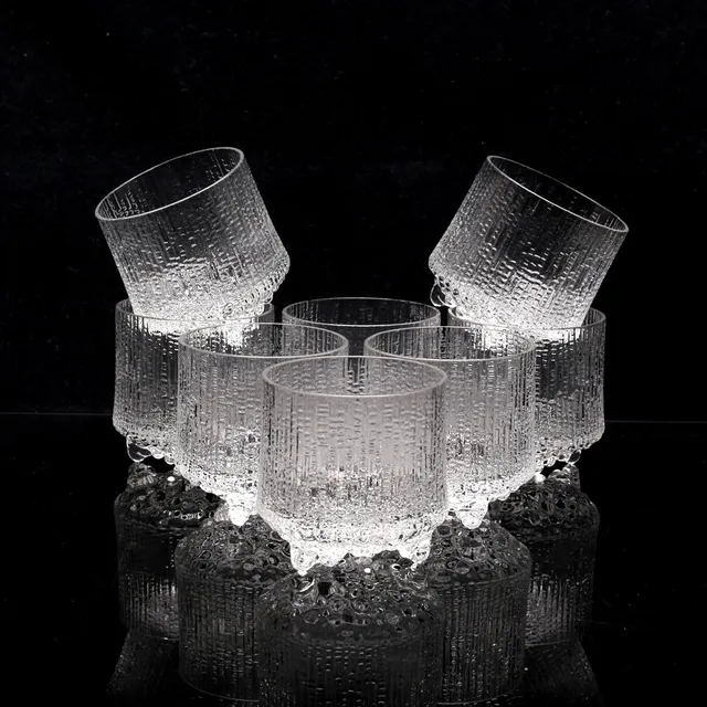 TAPIO WIRKKALA. Glas, 8 st. "Ultima Thule", Iittala.