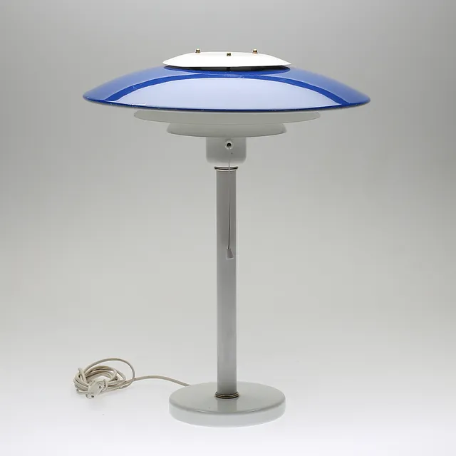 BORDSLAMPA, 1900-talets andra hälft.