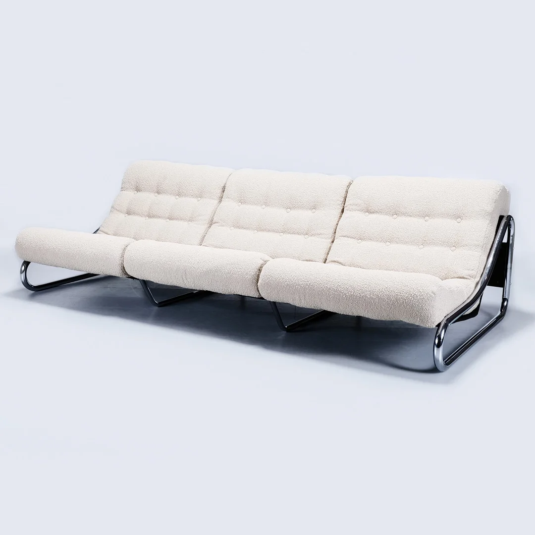 GILLIS LUNDGREN. Soffa, "Impala" Stål, IKEA, 1970-tal. — Sofas & Seatings — Norrlands Auktionsverk
