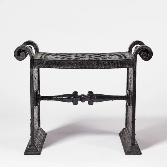 FOLKE BENSOW. "Stool no. 1 ", Näfveqvarn's mill, cast iron.