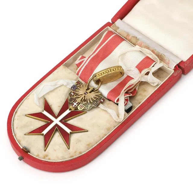 Austria, Decoration of Honour for Services to the Republic of Austria, Commander's Cross 1st Class, gilt, silver and enamel, in original case