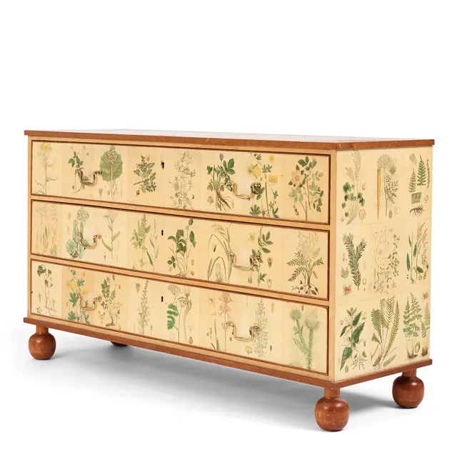 Josef Frank, byrå, "Flora", Firma Svenskt Tenn, modell 1050, 1950-tal.