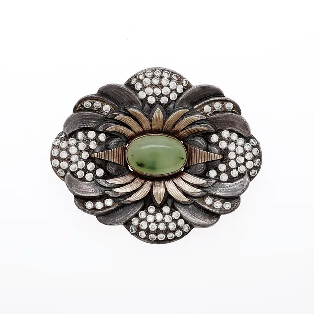 Catalan Art Déco brooch, circa 1930.