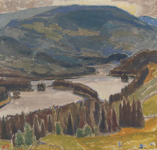 Krohn, Xan — Landskap, 1951
