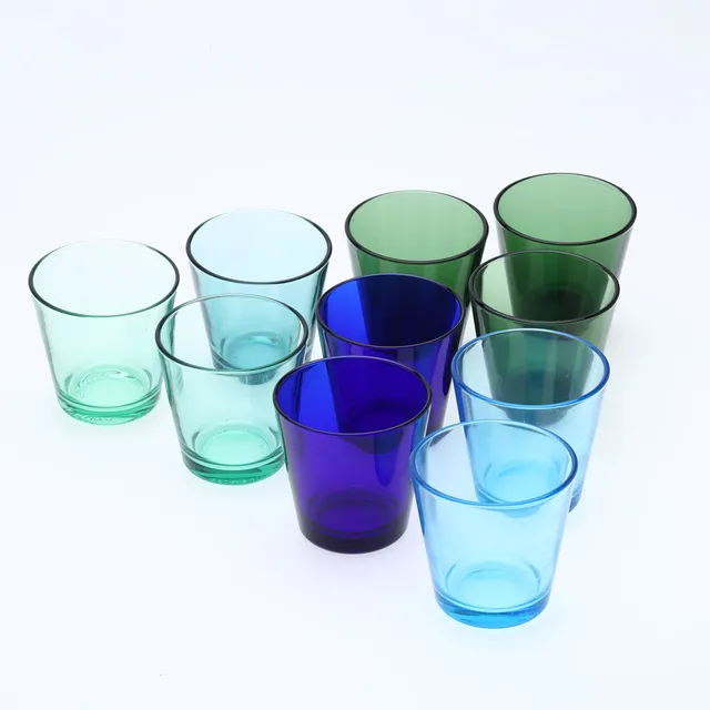 KAJ FRANCK (1911-1989). Ti “Kartio” glas i forskellige farver, Iittala, Finland, formgivet 1958 (10).