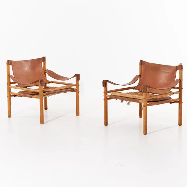 ARNE NORELL. Fåtöljer, 1 par, "Sirocco".