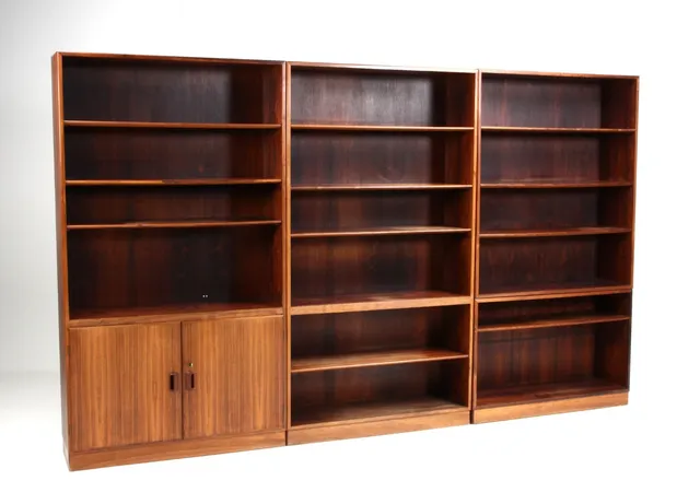 Børge Mogensen. Shelving wall, rosewood from the 1960s (3)