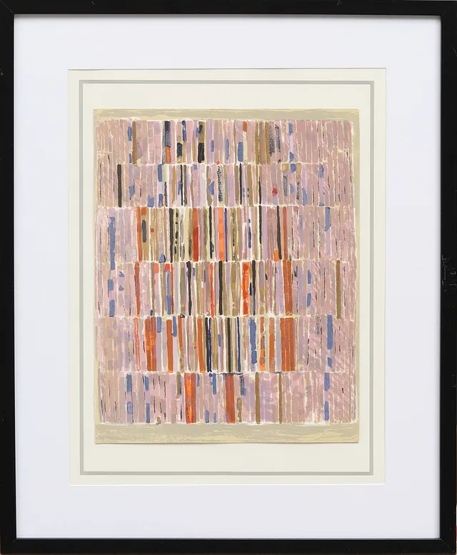 CÉSAR BALDACCINI. Färglitografi, ur XX:e siècle nr 16 1961.