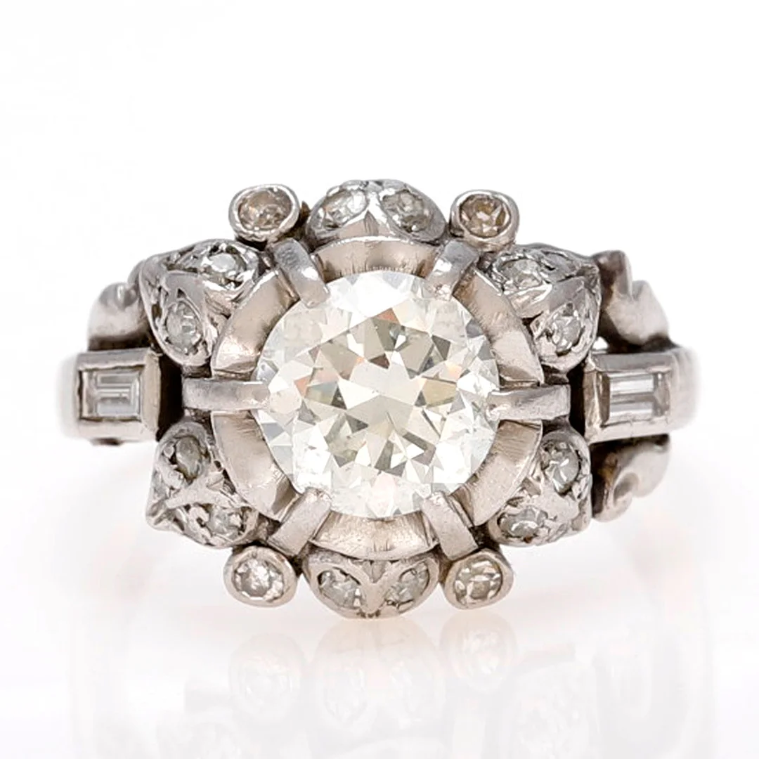 Diamonds ring, mid 20th Century. — Rings — Balclis