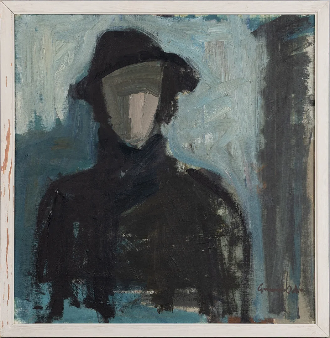 GUNNAR ODIN. Figurkomposition, olja på duk. — Paintings — Stockholms Auktionsverk Helsingborg