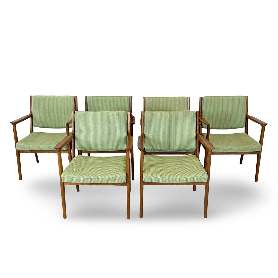 KARL-ERIK EKSELIUS, karmstolar, 6 st, JOC, Vetlanda. — Armchairs & Chairs — Roslagens Auktionsverk