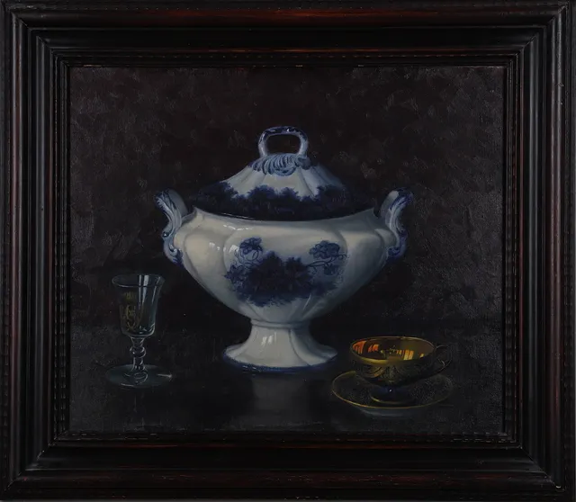 ALBERT LIEDBECK. olja på duk, signerad och daterad 1949.