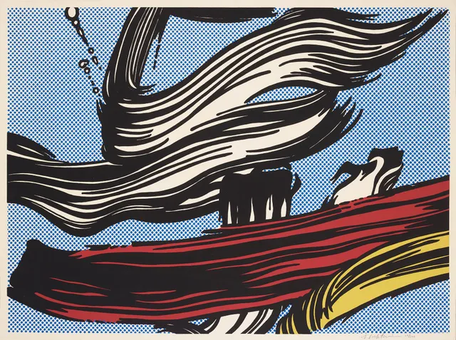 Roy Lichtenstein, "Brushstrokes".