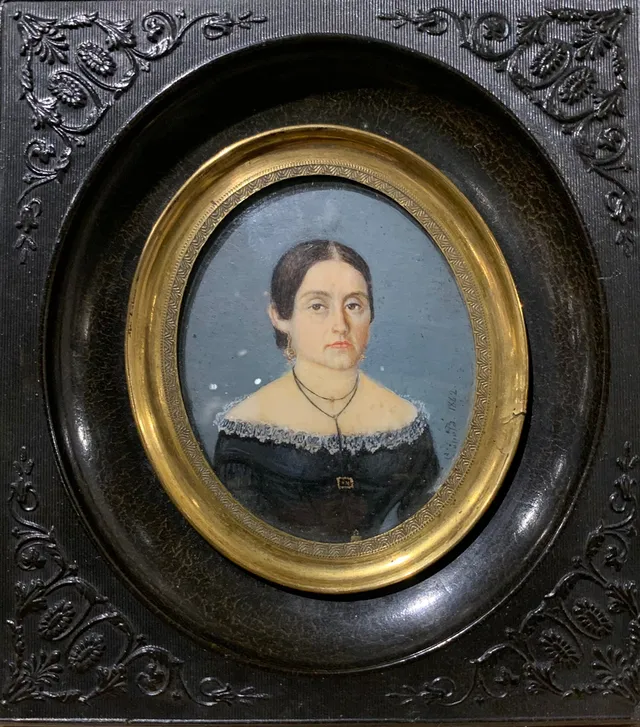 SPANISH SCHOOL, 19TH CENTURY. Damsel.
