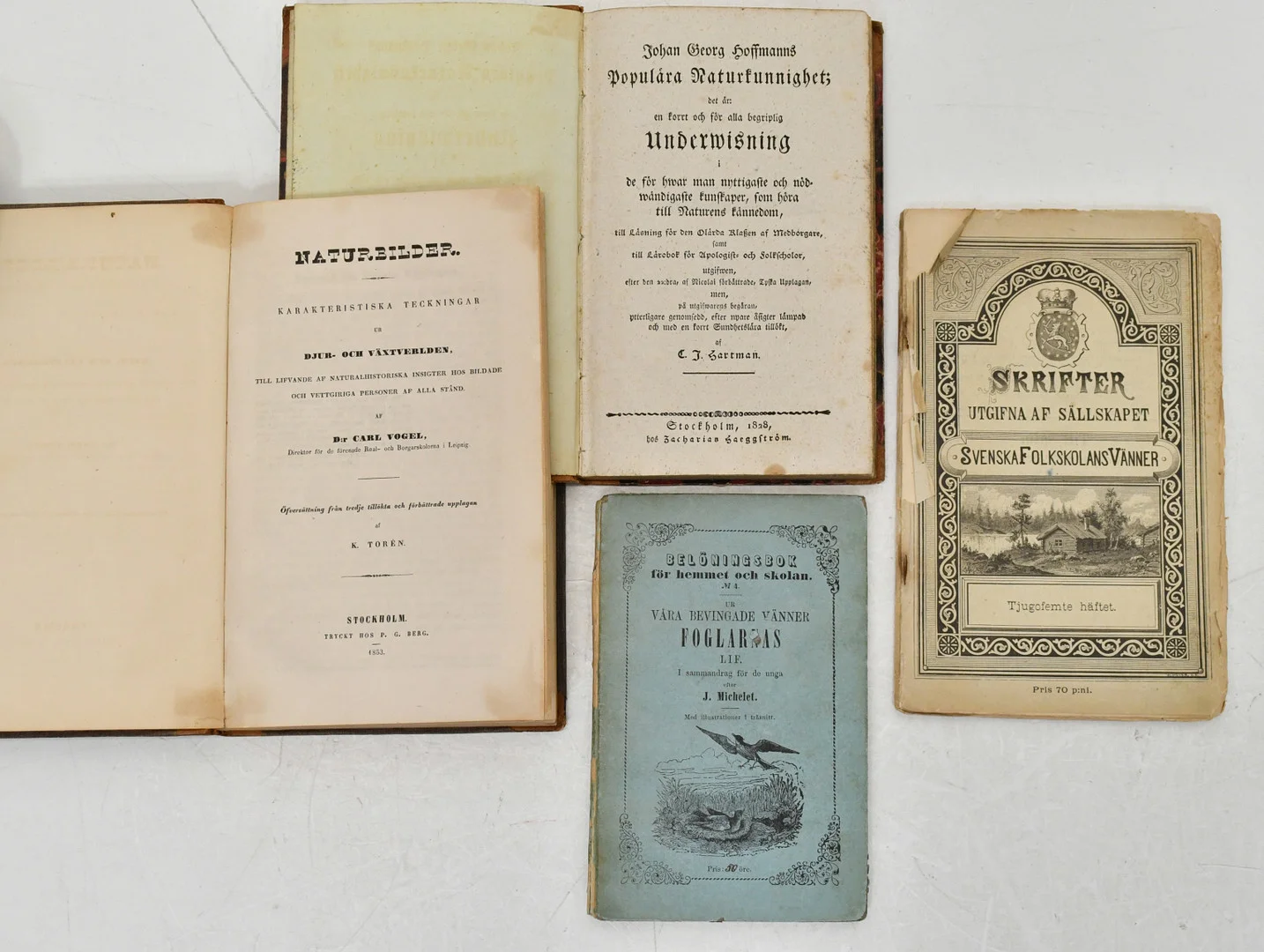 Populär naturkunnighet 4 vol. — Books — Connoisseur Bokauktioner