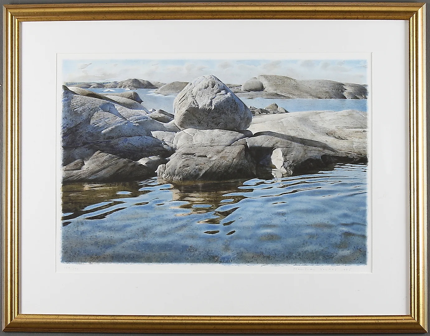 STANISLAW ZOLADZ. Litografi, signerad, numrerad 159/290 och daterad 1995. — Engravings & Prints — Stadsauktion Sundsvall