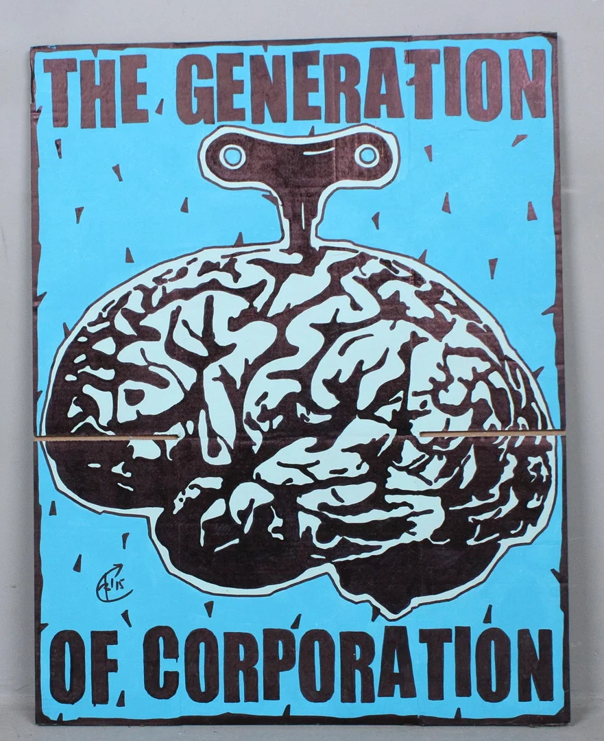 MAREK BRAUN. 'The Generation', Öl auf Pappe, signiert. — Paintings — Stockholms Auktionsverk Düsseldorf/Neuss
