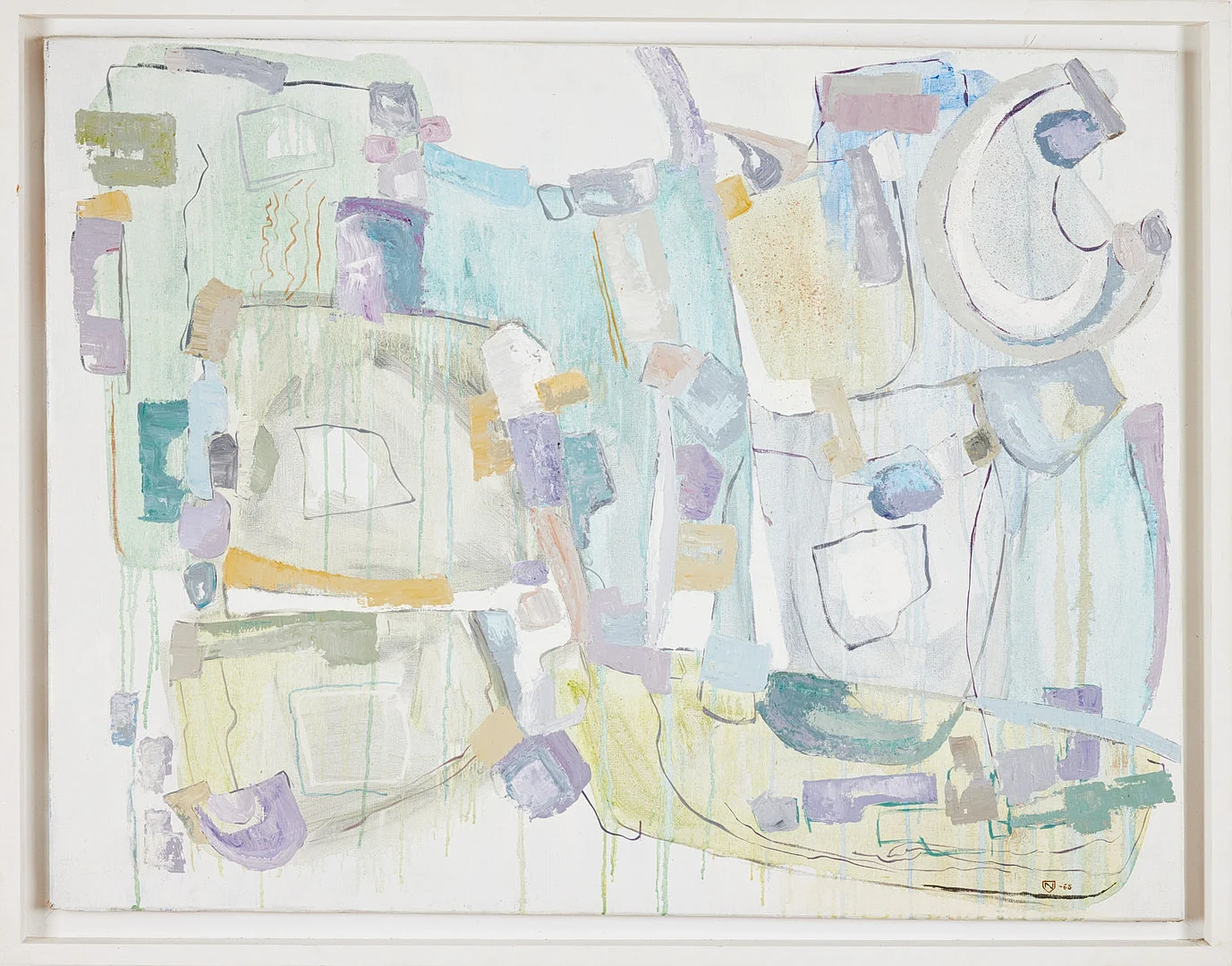 GERD NORDENSKJÖLD. Strävan efter renhet, olja på duk, 81 x 104 cm. — Paintings — Stockholms Auktionsverk Magasin 5